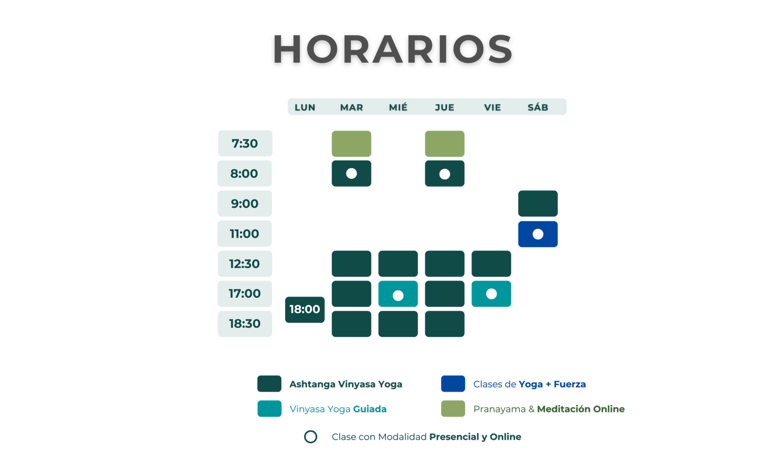 Horario de clases de yoga en Microcentro Buenos Aires en Sodhana Yoga.