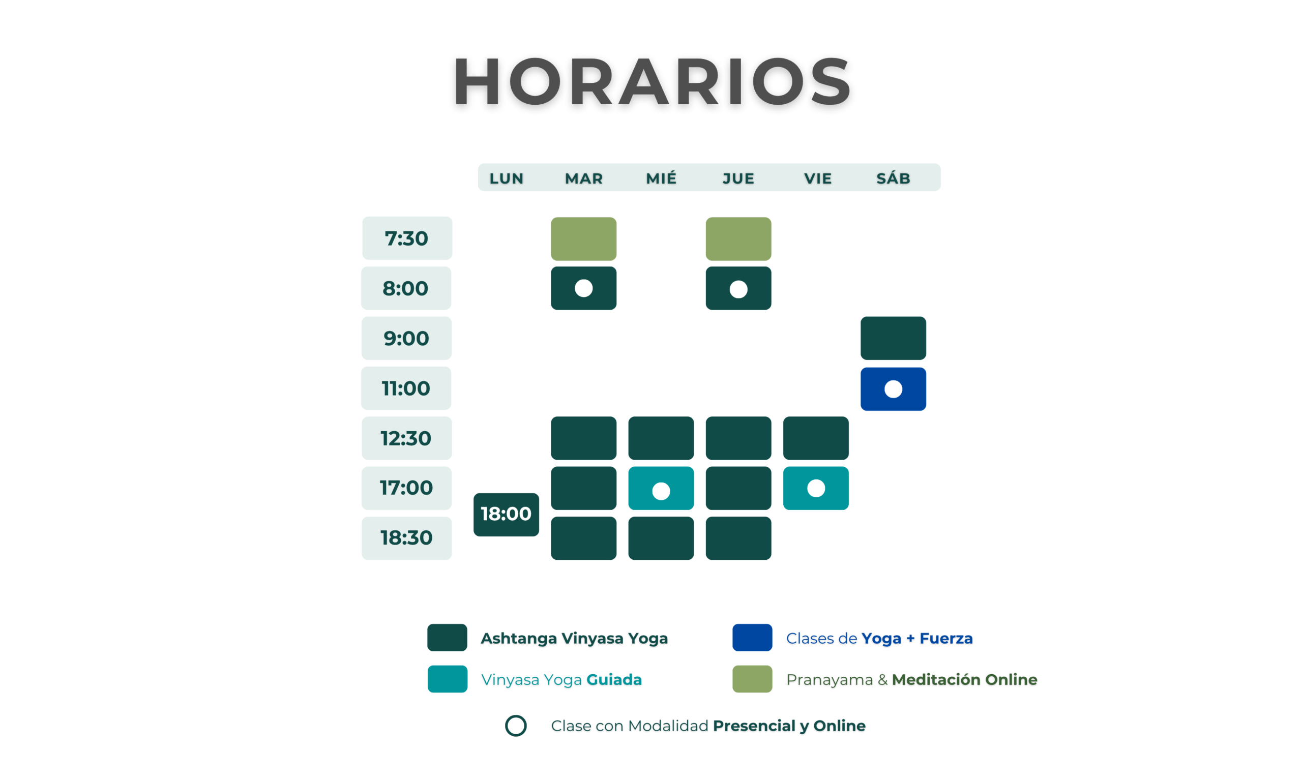 Horario de clases de yoga en Microcentro Buenos Aires en Sodhana Yoga.