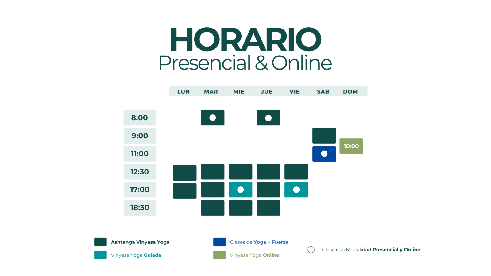 Horario de clases de yoga en Microcentro Buenos Aires en Sodhana Yoga.