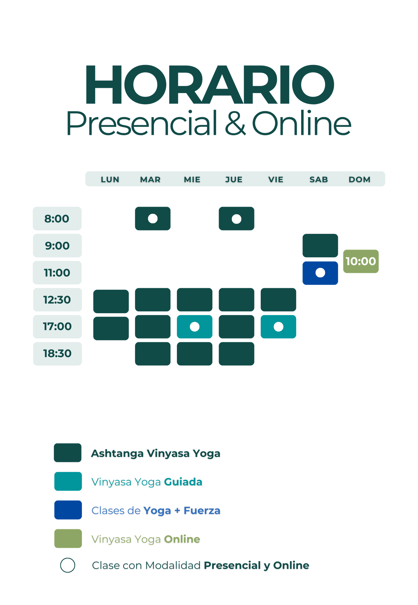 Horario de clases de yoga en Microcentro Buenos Aires en Sodhana Yoga.